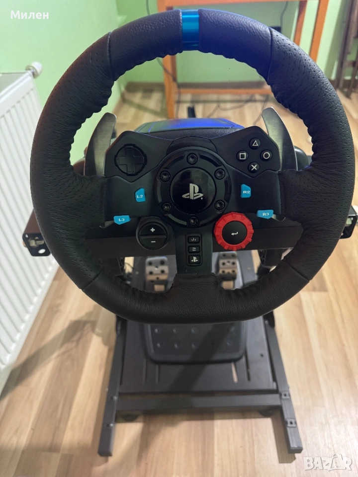 Волан, педали и стойка - Logitech G29, снимка 1