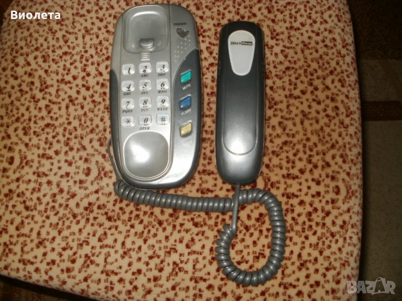 Продавам нов стационарен телефон с кабел Max Com модел KXT604, снимка 1