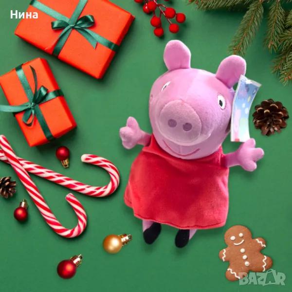 Плюшена играчка Peppa Pig, снимка 1