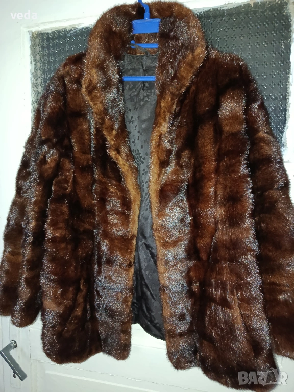 Страхотно късо палто от норка размер L/XL, снимка 1