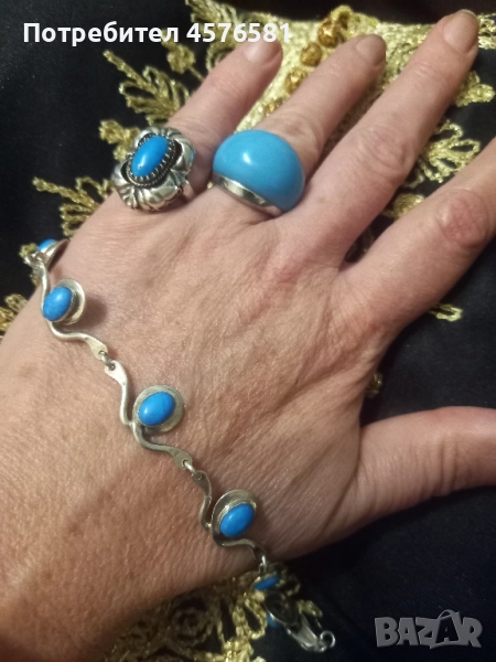 пръстени и гривна сребро 925, снимка 1