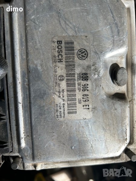 Компютър за VW Sharan Galaxy Alhambra 1.9 tdi 038906019ET, снимка 1