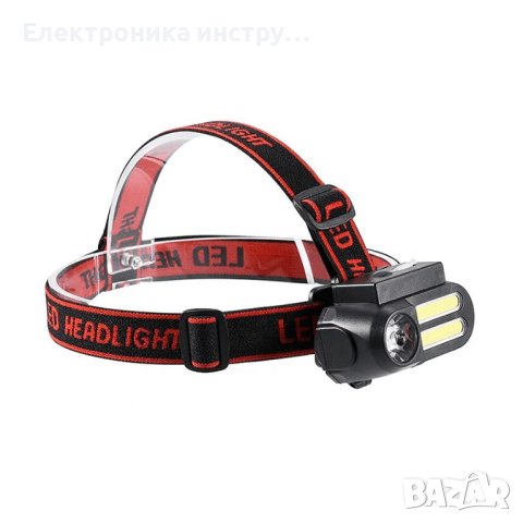 LED фенер NF-611, Тип Челник, 4 режима на светене, USB кабел, снимка 3 - Друга електроника - 43155914