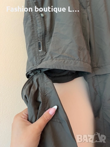 Ice Peak Дамски зелен шушляков панталон с джобове 38 размер с цип за премахване на крачолите 💚💚💚, снимка 11 - Панталони - 52117035