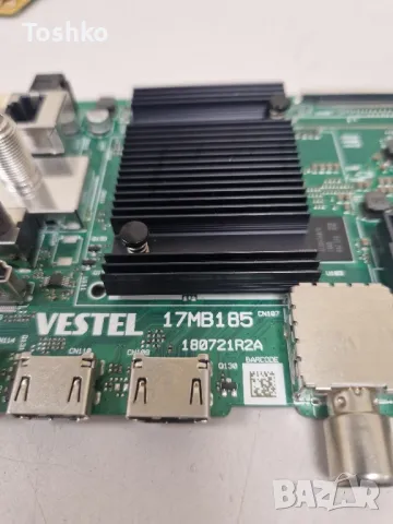 TOSHIBA 43QA4263DG MAIN 17MB185 POWER 17IPS72 TCON 6870C-0805A PANEL VES430QNZL-M1-Z02, снимка 2 - Части и Платки - 49813310