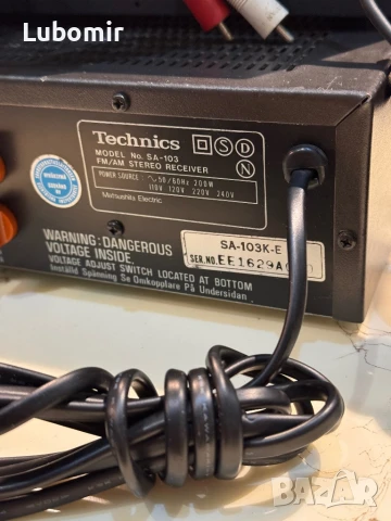 Technics-грамофон SL-303-нов ремък,Дек RS-M215,Ресивър SA-103., снимка 6 - Ресийвъри, усилватели, смесителни пултове - 51115221