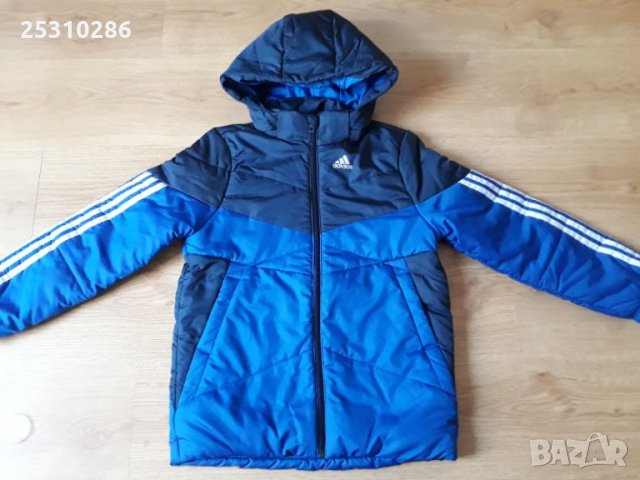Яке Adidas в синьо, снимка 2 - Детски якета и елеци - 34613395