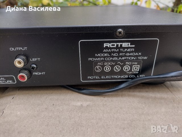 Rotel RT-940AX Stereo Tuner, снимка 8 - Ресийвъри, усилватели, смесителни пултове - 38566211