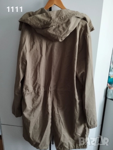 Милитари тренчкот голям размер., снимка 13 - Палта, манта - 51759987