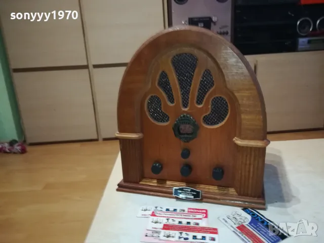 SWING-РАДИО/КАСЕТА С РЕТРО ВИЗИЯ-ВНОС SWISS 2112241149LK1EWC, снимка 5 - Радиокасетофони, транзистори - 48423465