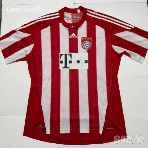 Adidas FC Bayern Munchen Байерн Мюнхен 2010/11 Футболна Тениска Размер XXL