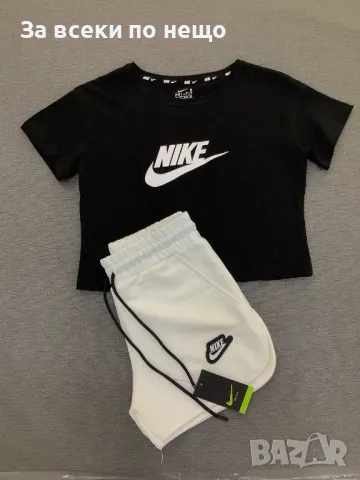 Nike Дамски Летен Комплект👚🩳Дамски Къс Екип Найк - Налични Различни цветове Код LFS442, снимка 2 - Спортни екипи - 49882263