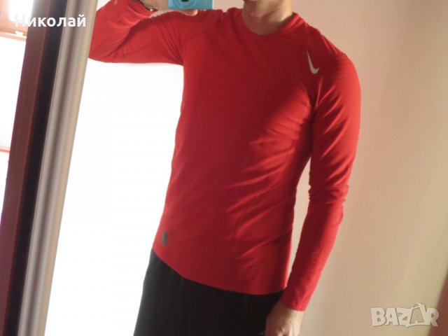 Nike Pro Warm Mens Top, снимка 15 - Спортни дрехи, екипи - 27360747