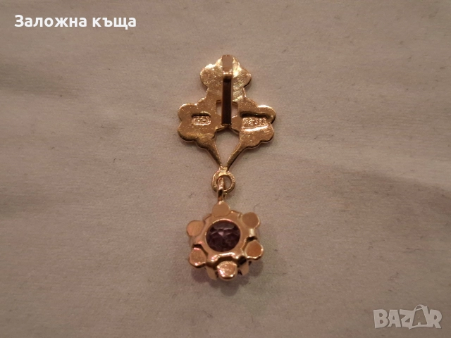 Златна висулка / Висулка за синджир - 2,48 гр. / 585 / 14К, снимка 3 - Колиета, медальони, синджири - 52815211