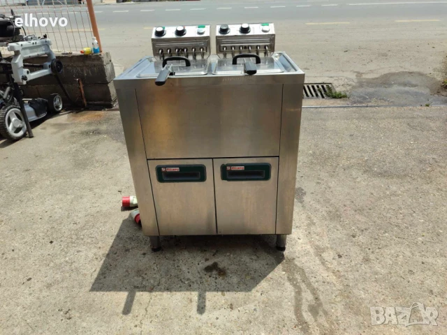 Професионален двоен фритюрник Nuova Elframo-трифазен