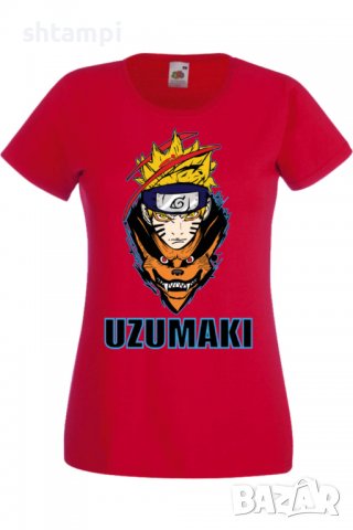 Дамска тениска Naruto Uzumaki 01,Анимация,игра,Празник,Повод., снимка 3 - Тениски - 38060981