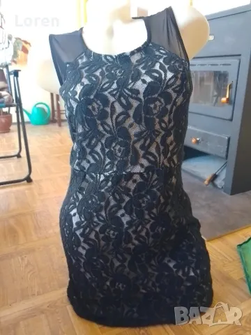 🌸Miss London🌸Рокля с дантела и тюл, снимка 5 - Рокли - 48517476