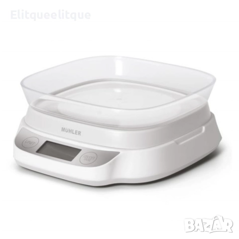 Везна Muhler KSC-2088 електронна, кухненска, купа, 5kg, снимка 2 - Везни - 52241744