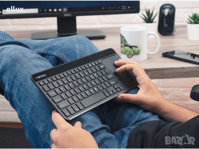 Безжична клавиатура NATEC TURBOT SLIM TOUCH NKL - 0968, снимка 3 - Клавиатури и мишки - 38323306