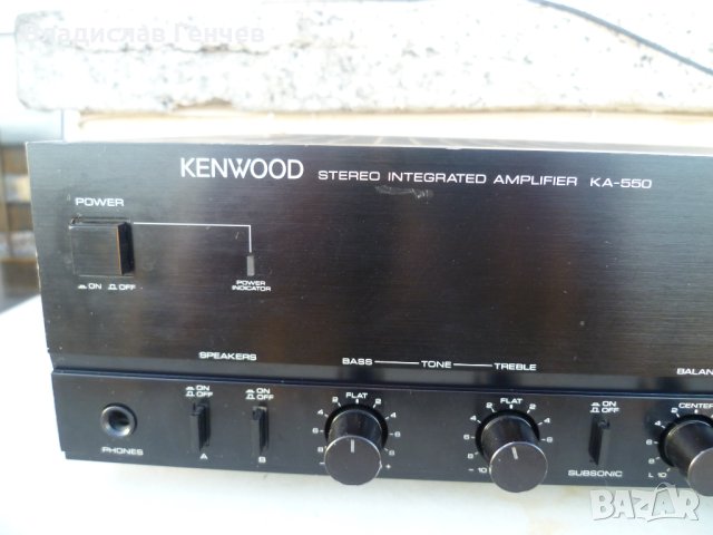 Усилвател KENWOOD KA-550, снимка 7 - Ресийвъри, усилватели, смесителни пултове - 43988000