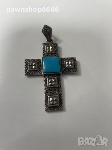 Сребърен кръст 925, снимка 9 - Колиета, медальони, синджири - 43653423