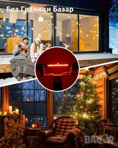 Нови 4 броя Мощна 500W R7S Халогенна Крушка, Инфрачервено Отопление, Регулируема, снимка 5 - Крушки - 43661620