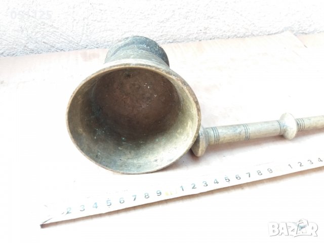 масивно възрожденско бронзово хаванче , снимка 12 - Антикварни и старинни предмети - 34984961