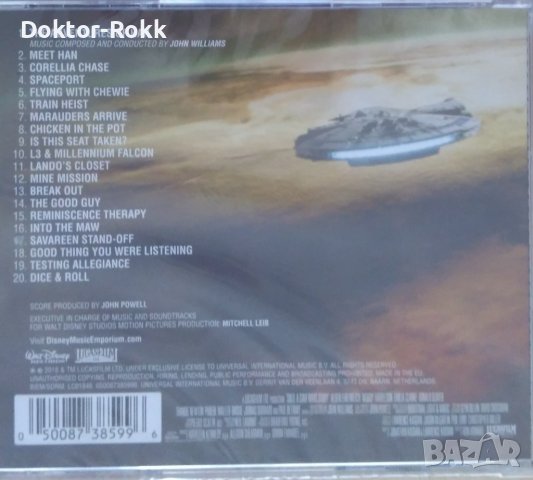 John Williams – Solo A Star Wars Story Original Motion Picture 2018, снимка 2 - CD дискове - 40226451