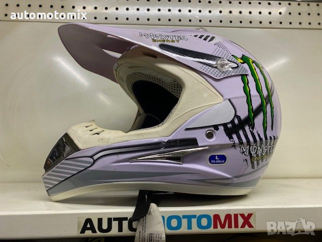 КАСКА КРОСОВА ЗА МОТОР MONSTER- 164, снимка 3 - Аксесоари и консумативи - 39834117