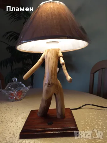 настолни лампи - ръчна изработка