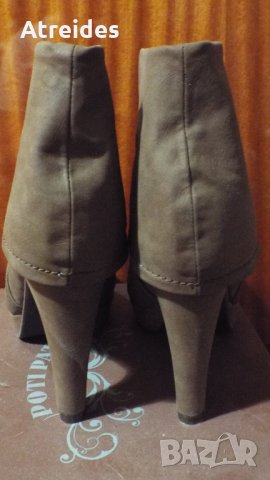 Дамски есенно-зимни боти на ток, снимка 5 - Дамски боти - 26476155