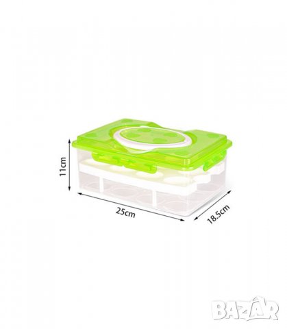 ПРАКТИЧНА КУТИЯ ЗА СЪХРАНЕНИЕ НА ЯЙЦА С ДРЪЖКА, снимка 4 - Други стоки за дома - 26899868