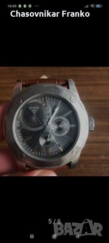 Уникален Guess дизайнерски елегантен стилен и марков часовник, снимка 4 - Мъжки - 32362248