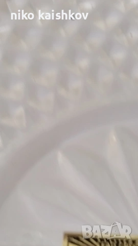 Кристална чешка купа Бохемия с размери 20/ 7 см, снимка 7 - Други - 53139559