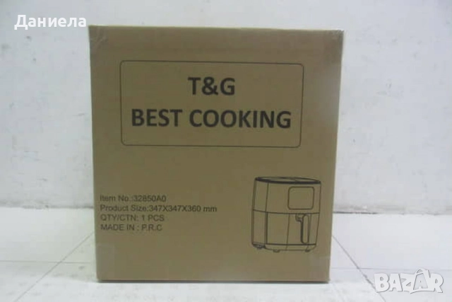 Air fryer 6 литра T&G Best Cooking 32850A0, снимка 7 - Фритюрници - 52032627