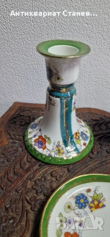 Антикварна порцеланова мастилница, снимка 6 - Антикварни и старинни предмети - 53459580