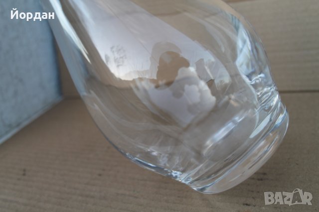 Немско кристално шише за алкохол, снимка 14 - Антикварни и старинни предмети - 43573459