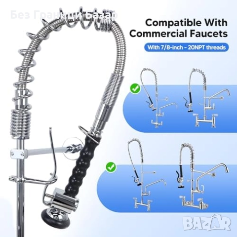 Нова кухненска спрей глава, високо налягане, въртяща се дюза за мивка, снимка 9 - Други - 52257123