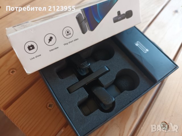 Безжични микрофони-репортерски за APPLE, снимка 13 - Микрофони - 43025021