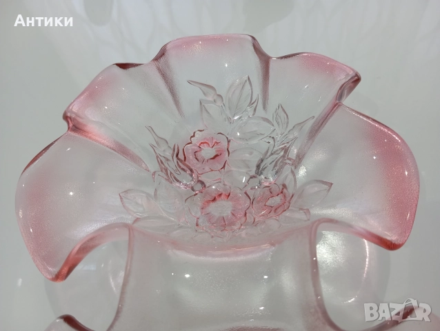 Кристална двойна купа , снимка 6 - Прибори за хранене, готвене и сервиране - 52627525