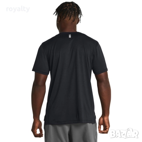 Under Armour Оригинална Фитнес Тениска Черна, снимка 3 - Тениски - 52689994