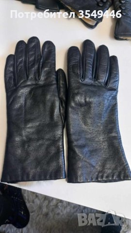 Дамски ръкавици от естествена кожа, снимка 4 - Ръкавици - 43838944