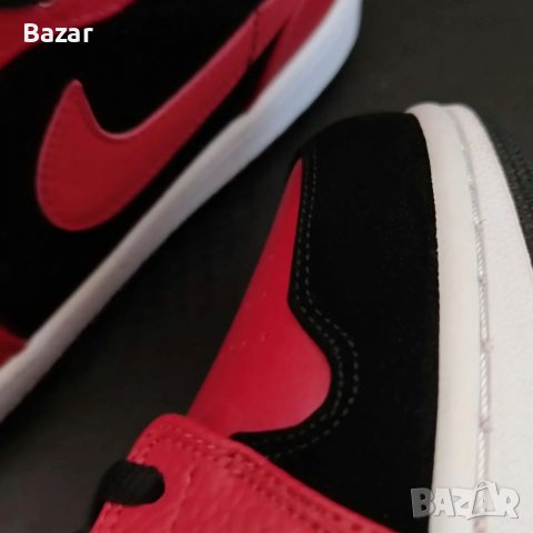 Nike Air Jordan 1 Mid SE Reverse Red Червени Черни Нови Оригинални Обувки Кецове Размер 42 Номер , снимка 7 - Други - 38584769