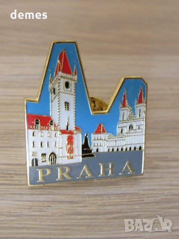  Значка от Прага, Карлов мост, Чехия-2, снимка 1 - Други ценни предмети - 28542715