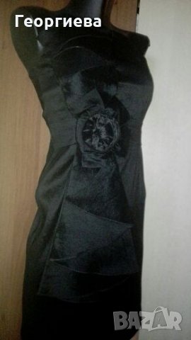 Черна официална рокля ПРОМОЦИЯ 🍀👗 S,S/M👗🍀 арт.226, снимка 1 - Рокли - 27319989