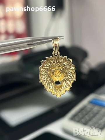 Златна висулка 14 карата, снимка 8 - Колиета, медальони, синджири - 53081865