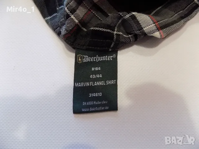 ловна риза deerhunter тениска блуза пуловер горнище елек лов мъжка оригинална 43/44-XL, снимка 5 - Спортни дрехи, екипи - 49090700