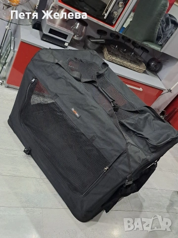 Сгъваема транспортна чанта за кучета и котки FEANDREA/SONGMICS-90/62/62 см, снимка 17 - За кучета - 53595208