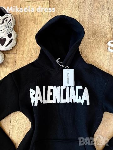 Balenciaga!Страхотно топло ежедневно худи Balenciaga.С М Л размер, снимка 9 - Суичъри - 52150536