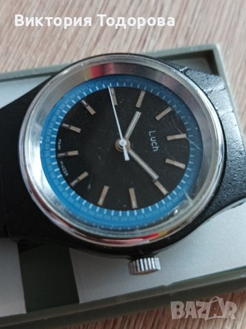Механичен мъжки часовник Луч СССР , снимка 2 - Антикварни и старинни предмети - 44014771